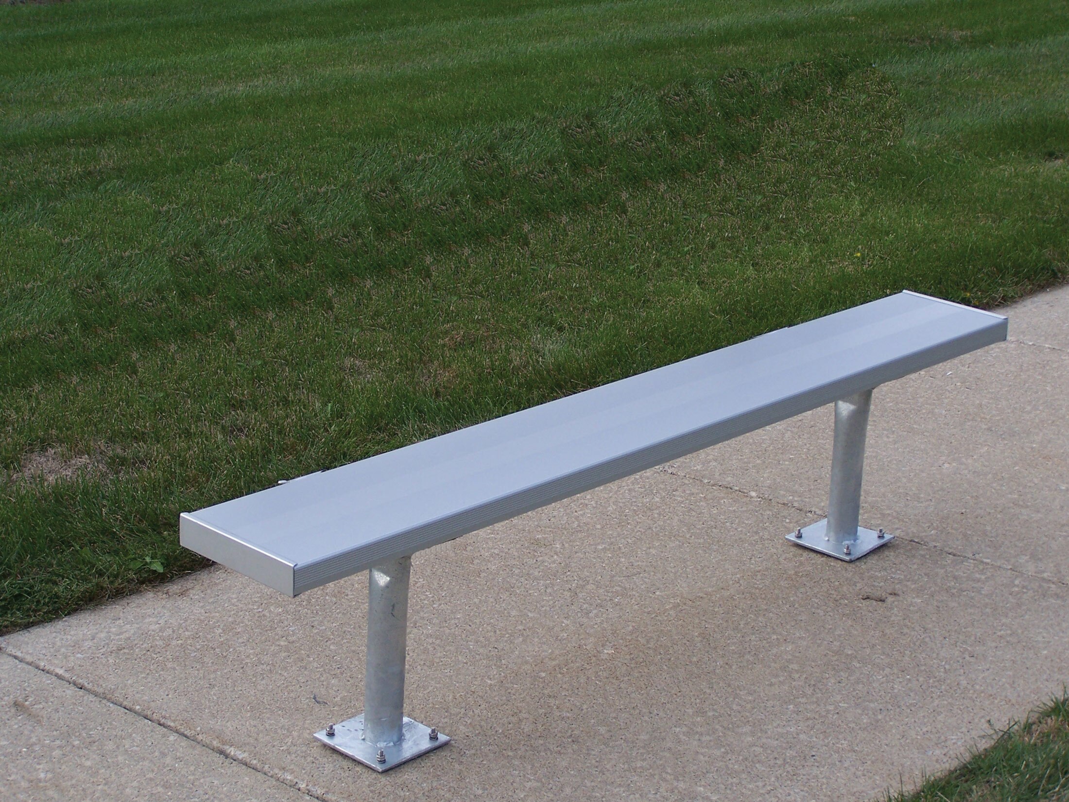 21 Foot Aluminum Team Bench Order 21 Foot Aluminum Team Bench at
