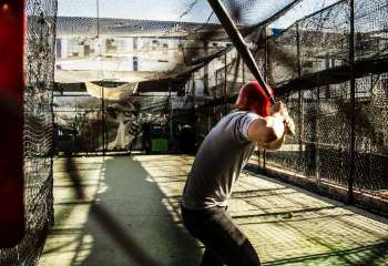 Batting Practice Cage