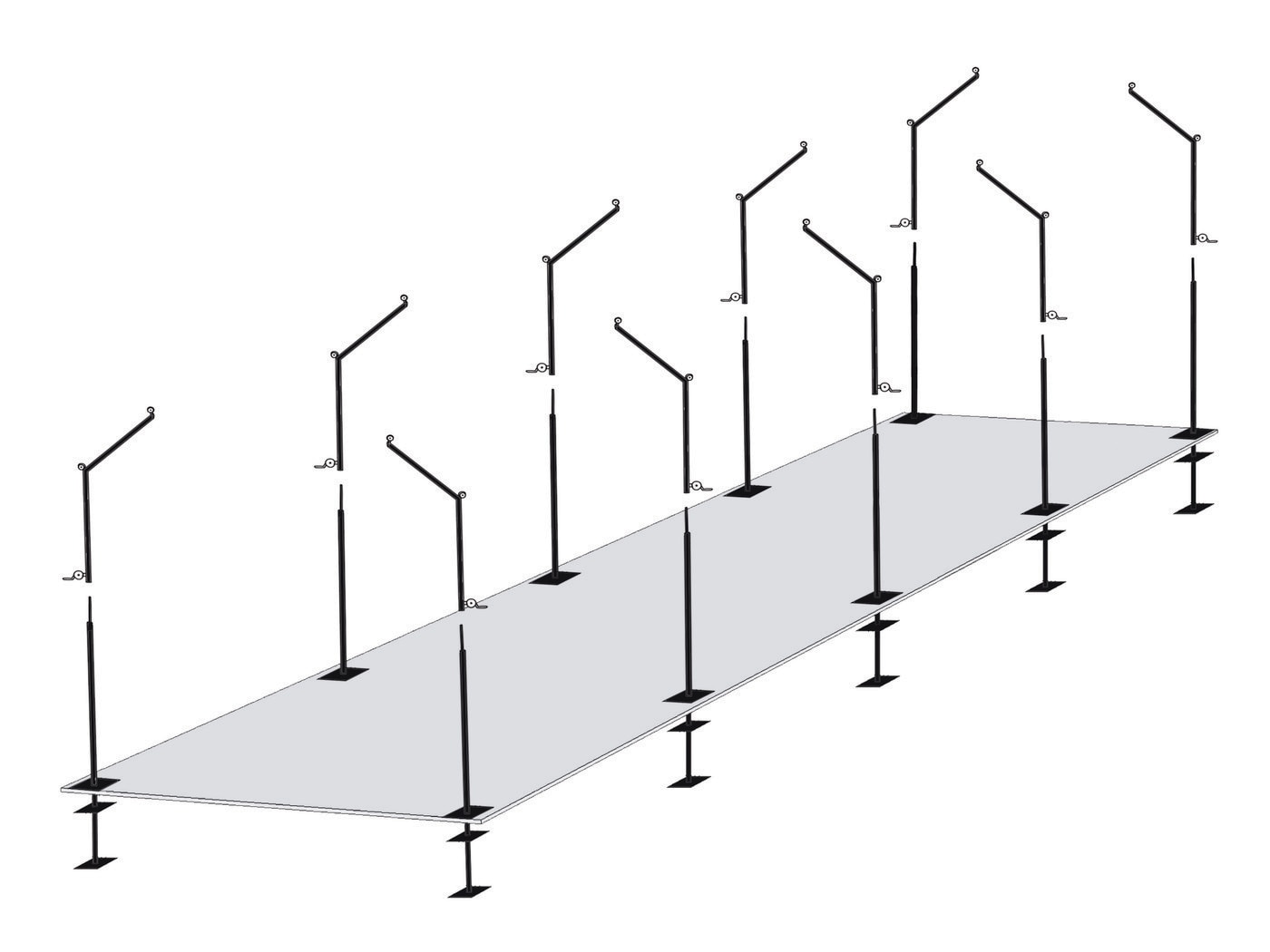 70' Batting Cage Frame