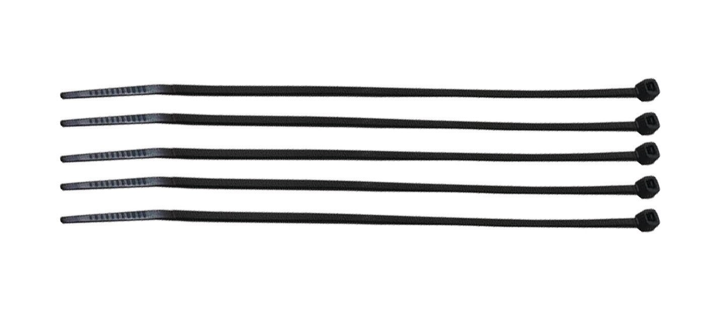 Black Plastic Tie Wraps for Fence Crowns