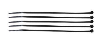 19-inch black cable ties