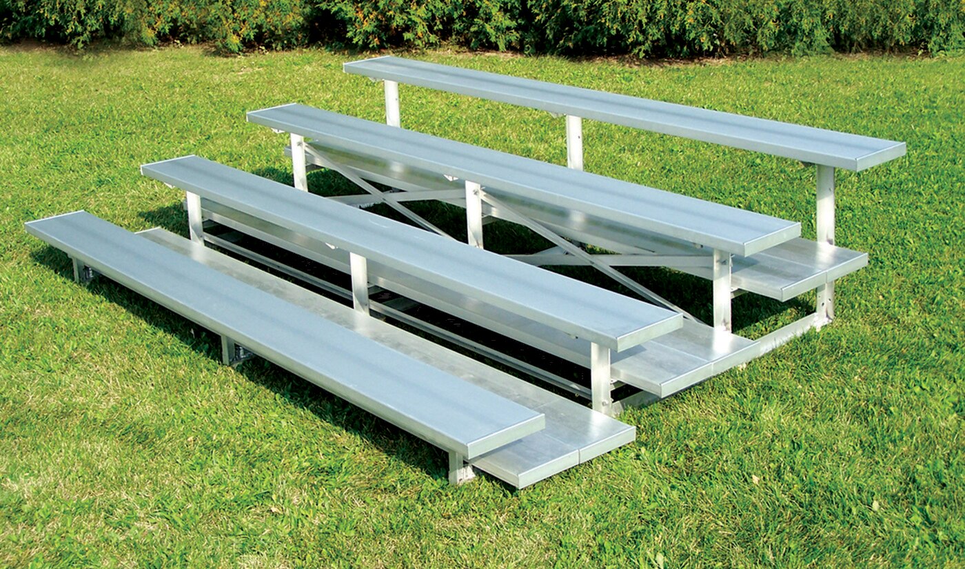 4 Row 21-ft Low Rise Bleacher