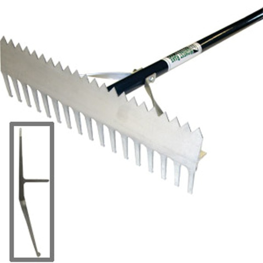 36" Dual Field Rake
