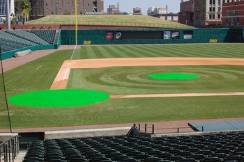 26' Round Baseball Tarp
