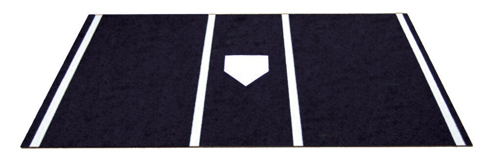 Black Home Plate Turf Mat