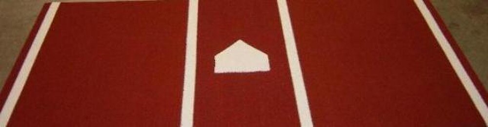 Clay Baseball Home Plat Mat