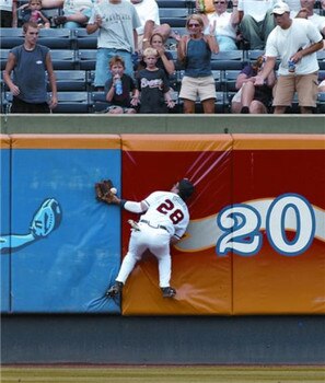 Outfield 4" Wall Padding with Graphics