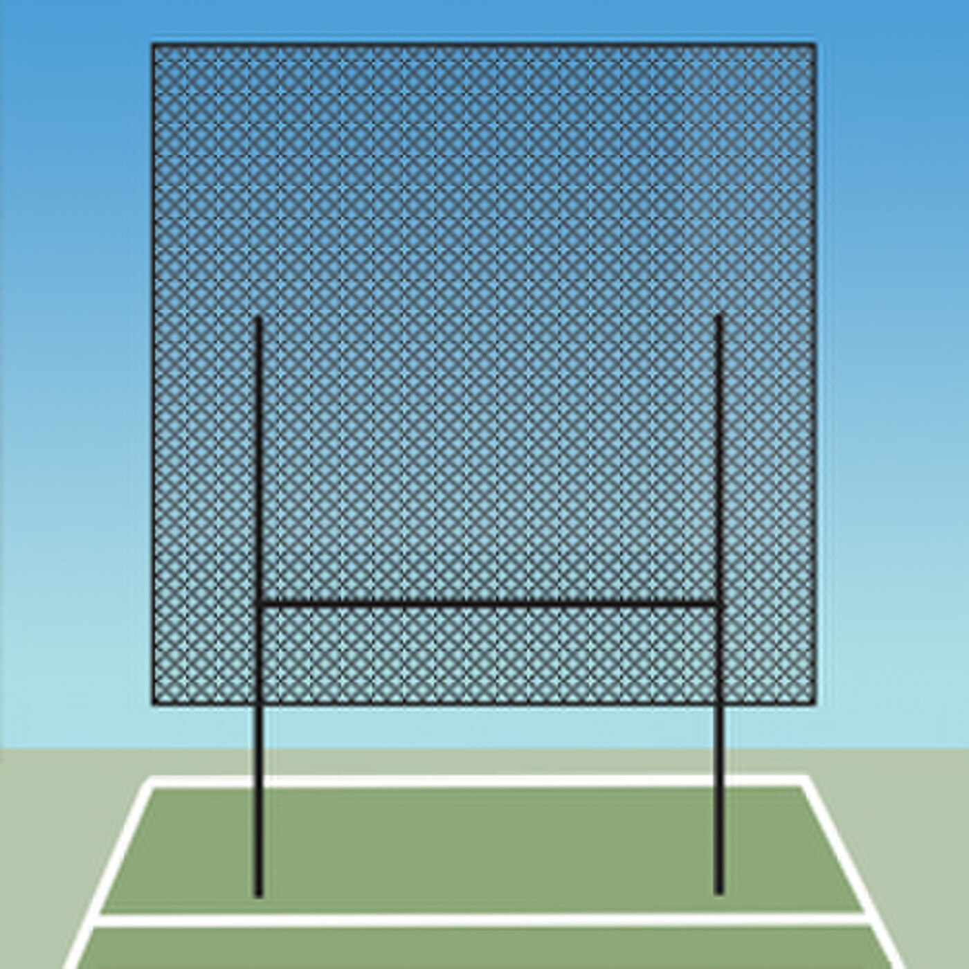 30x35 Football Goal Post Net