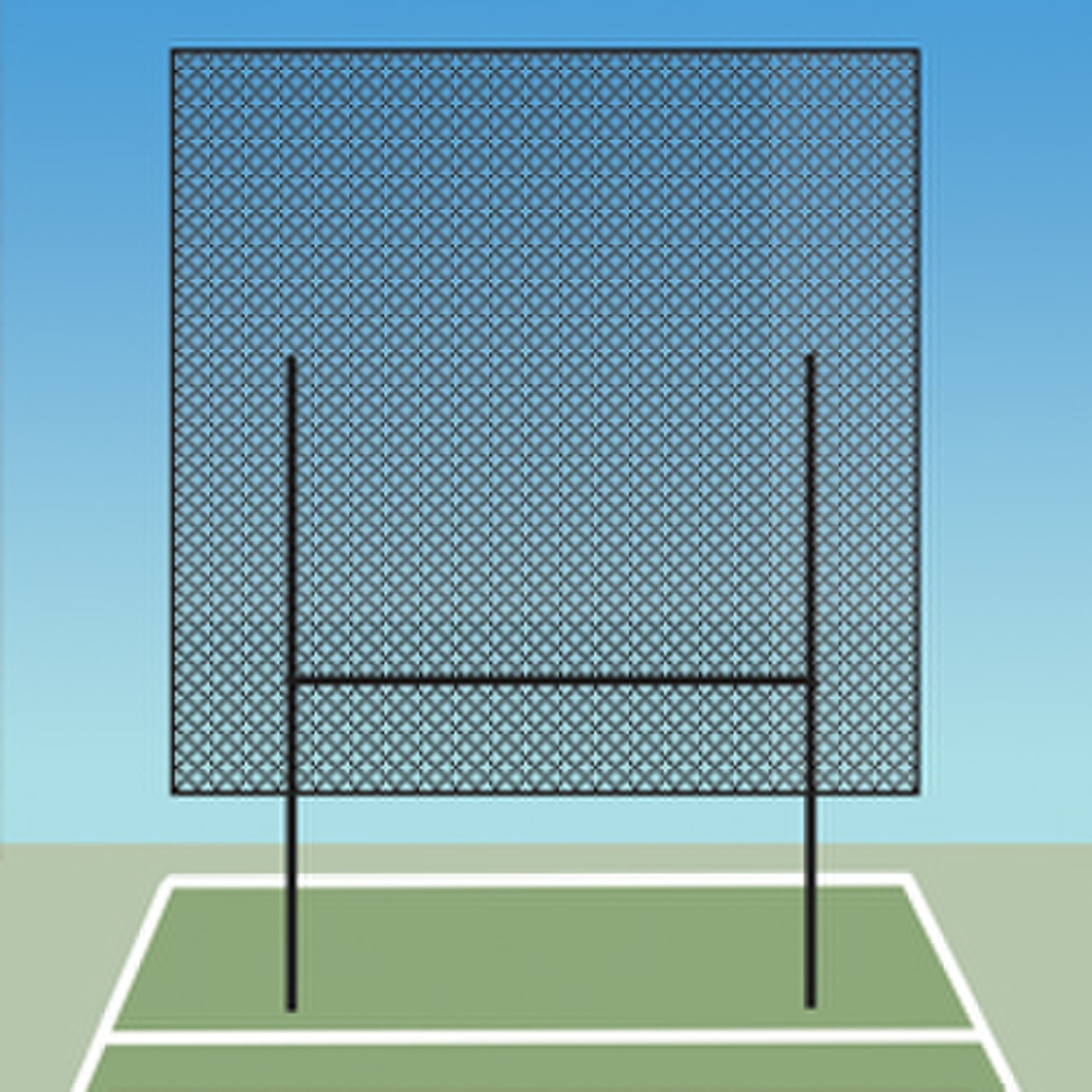 40x40 Football Goal Post Netting