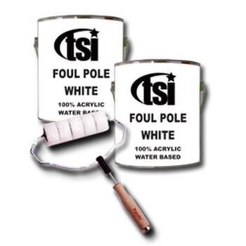 White Paint Kit for Foul Poles