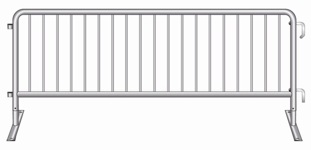 Flat Foot Portable Fence Panels