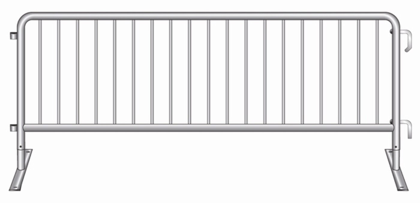 Flat Foot Portable Fence Panels