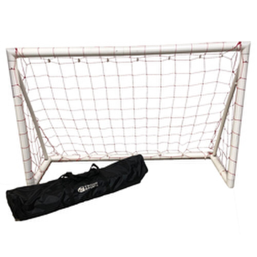 Portable Soccer PVC Frame with Red Net